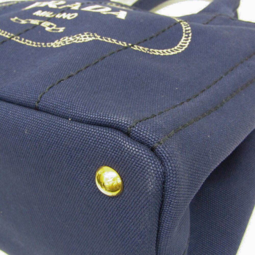 PRADA Blue Canvas Shoulder Bag - Picture 7 of 13